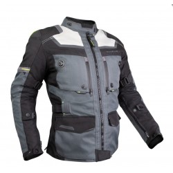 Nordcode Μπουφάν Μηχανής Adventure Evo 24 Γυναικείο 4 εποχών Μαύρο/Γκρι 